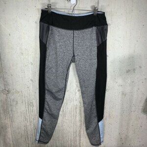 Tangerine Women's Large Leggings Athletic Stretch Multicolor Polyester Blend